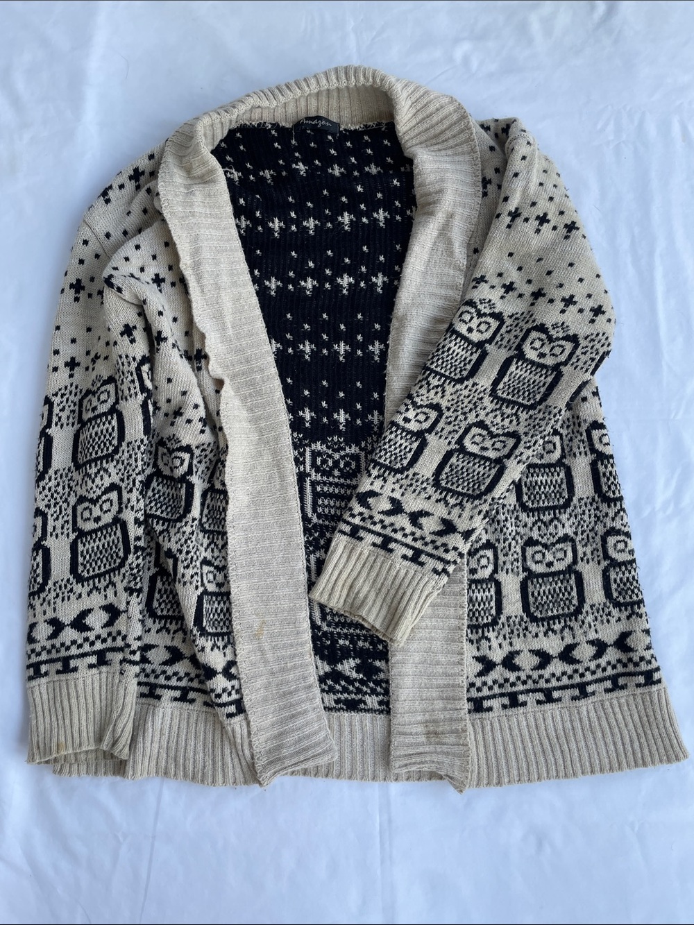 Owl Cardigan S/M
